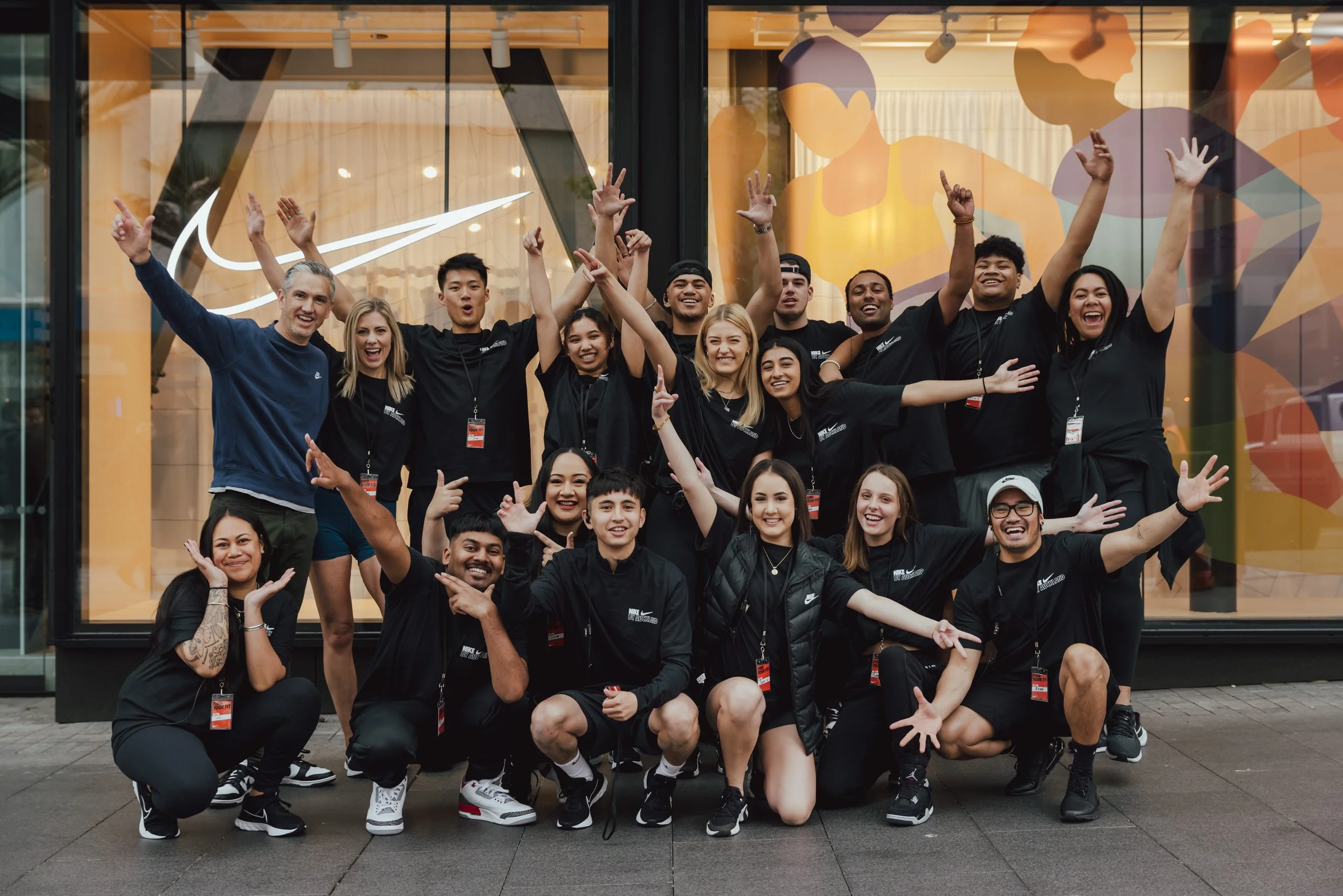 Nike sales staff store